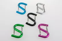 S-Karabiner 2-fach iceblau