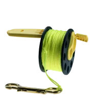 Reel 50m mit Karabinerhaken und Kurbel