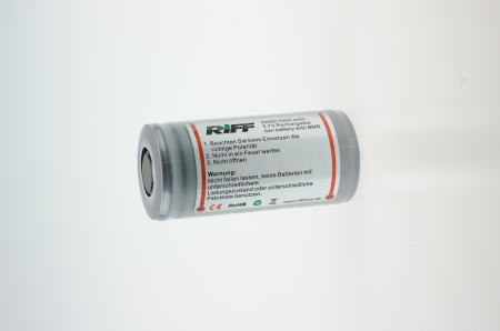 RiFF Li-Ionen Akku 32650 mit BMS 3.7V 5500mAh