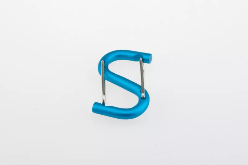 S-Karabiner 2-fach iceblau
