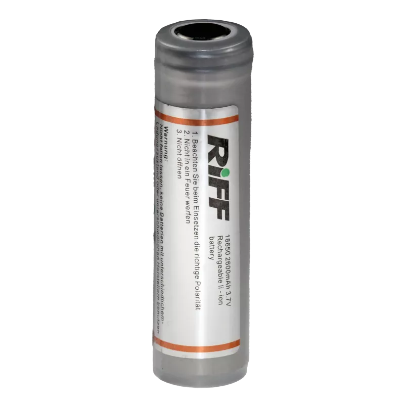 RiFF Li-Ionen Akku 18650 mit BMS 3.7V 2600mAh