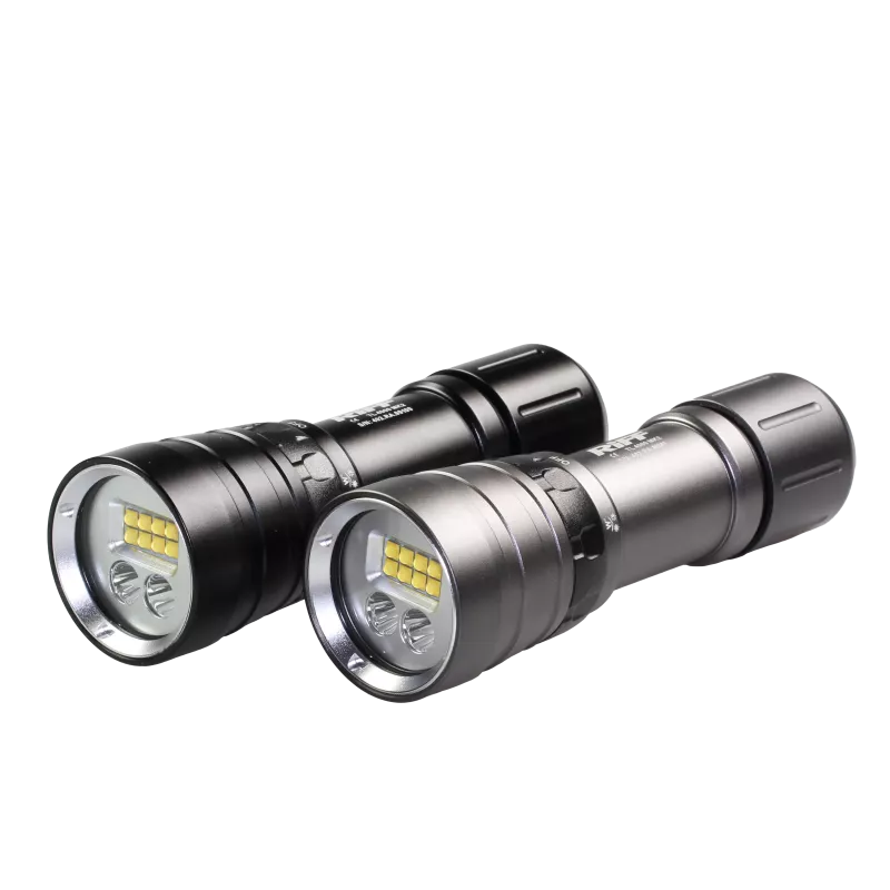 RiFF Spot- und Video-Tauchlampe TL4000 MK2 (2600 Lumen (Video) / 1200 Lumen (Spot))